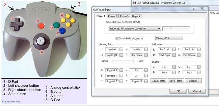 Project 64 How To Configure Controller